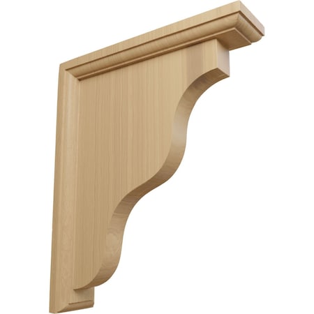 Ekena Millwork 2 1/4"W x 9"D x 11"H Hamilton Traditional Bracket, Cherry BKT02X09X11HACH